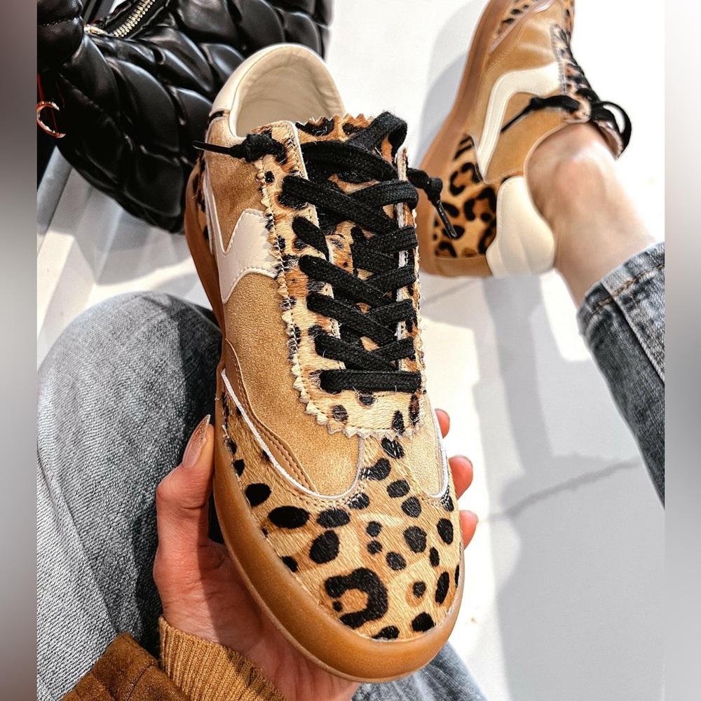 Leopard Print Women's Sneakers